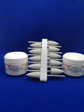 ERUIKA 6 unids/set de goma del taladro del clavo de fresado para manicura poco Flexible pulidora máquina Archivo de clavo eléctrico herramientas de arte