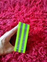 Bandas reflectantes elásticas para brazo, pierna y correas de tobillo, reflectantes de seguridad, cintas de correa para correr por la noche, caminar y ciclismo