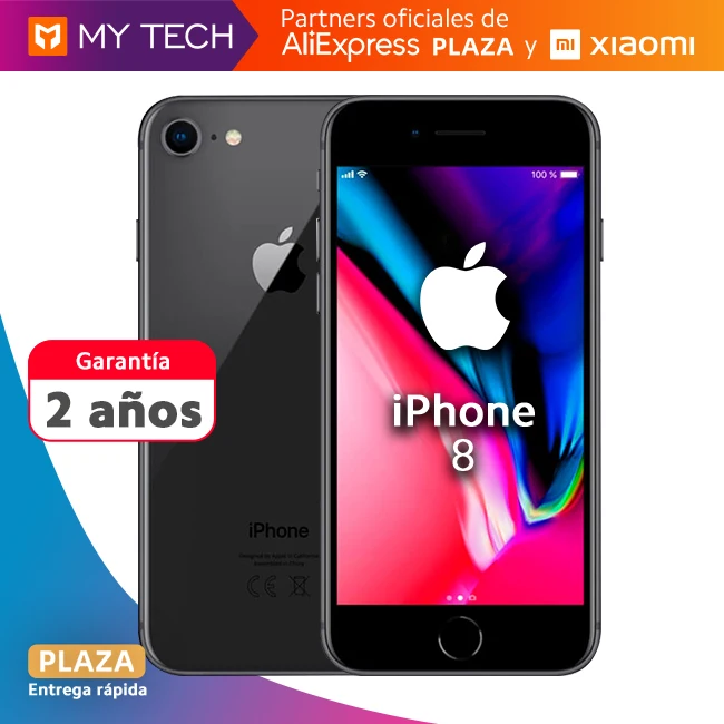 Smartphone Apple Iphone 8, shipping phone phone, ORIGINAL, old 2 warranty, 64GB, free from Spain, Aliexpress Square Smartphone Apple Iphone 8, shipping phone phone, ORIGINAL, old 2 warranty, 64GB, free from Spain, Aliexpress Square