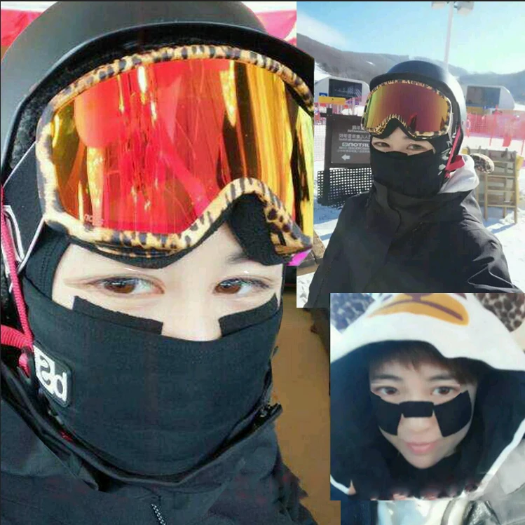 

ski sport tapes protect face prevention freeze-proofing prevent frostbite antifreezing