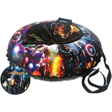 Санки надувные с сумкой "Ватрушка "Супергерои" 100 см(КСНВ100-МСТ