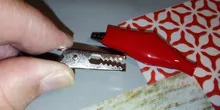 Alligator Clip Battery-Tester Probe Crocodile-Clip Electrical-Clamp-Testing Metal Plastic