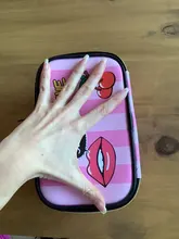FUDEAM-Bolsa de cosméticos portátil de cuero para mujer, almacenamiento de artículos para la higiene de viaje, bolso organizador, estuche de maquillaje impermeable para mujer