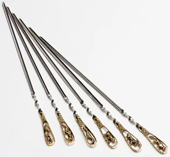 

Goods for picnic skewer in Oval, beasts, 6 PCs.