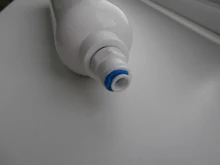 RO Water Pipe Fitting 1/4 OD Hose 1/8 1/4 3/8 BSP Male Thread With Seal Ring Plastic