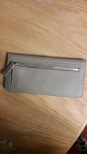 Women Wallet Card-Holder Coin-Purse Zipper Female Long Solid-Color Genuine-Leather Fashion