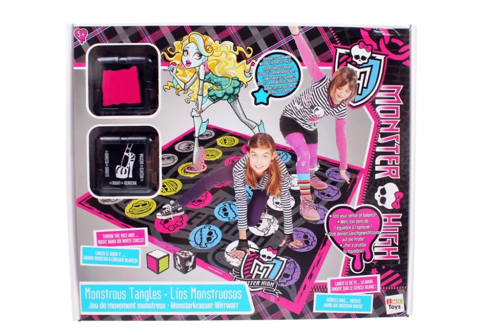 Игра "Твистер" в коробке ТМ MONSTER HIGH 870444 /1168975