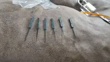 KAK transparente Visible a corte práctica candado cerradura con roto clave eliminar Kit de gancho de Extractor de cerrajero herramienta de la llave