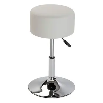 

Stool White Metal Polyskin (38,5 x 39 x 57-67 cm)