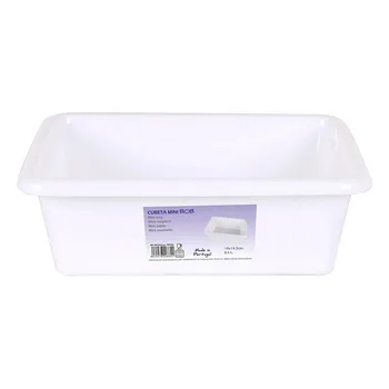 

Bucket Mini 0,5 L Rectangular White (19 X 14,5 cm)