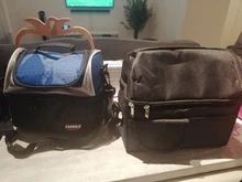 Fiambrera térmica isotérmica de 2 capas con correas ajustables para hombre y mujer, bolsa aislante para la comida, para la escuela y niños