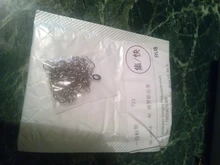 50 unids/bolsa de acero inoxidable rápido Clip cerradura Snap giratorio de anillos de seguridad fotos herramientas de pesca conector pesca gancho removedor giratorio