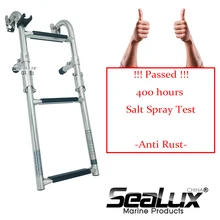 Sealux нержавеющая сталь 304 2+ 1 шаг складная лестница для морской лодки яхты