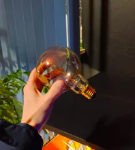 Spiral-Lamp Light-Bulb Filament Ampoule G95 T45 E27 Incandescent Retro Vintage G80 ST64