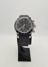 Correa de silicona de extremo curvado para reloj, 20mm, negro, verde, azul y naranja, para correa de papel, RX, Daytona, Submariner, GMT explorer 2, pulsera