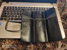 Nuevo estilo de cuero de la PU monedero bolsa de maquillaje Pem lápiz caso cosmético bolso Retro