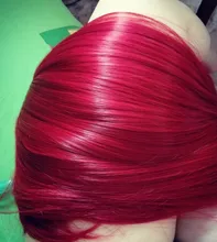 Peluca de pelo corto sintético rosa para Cosplay, para mujeres, Lolita, Amarillo, Azul, Morado, rojo, longitud media, MUMUPI