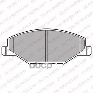 Колодки Тормозные Vw Polo(Rus) 11-/Skoda Fabia 11- Передние Delphi Lp2444 Delphi арт. LP2444
