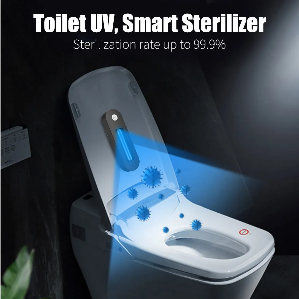 

USB Portable Toilet Disinfection Lamp UV Disinfection Lamp UVC Protection Energy Conservation UVC Sterilizer Light