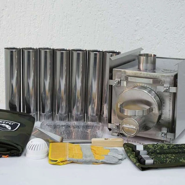 Stove fireplace for tent shore small stove fireplace for a tent Bereg small  - AliExpress