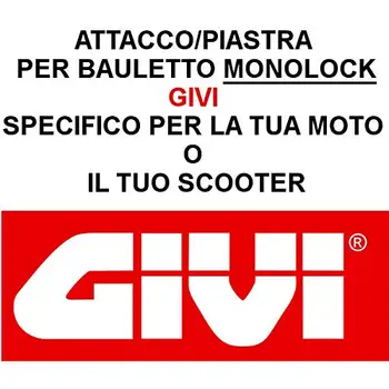 

Coupling specific trunk plate SR5129 BMW F 750 GS 2018 Monolock Givi