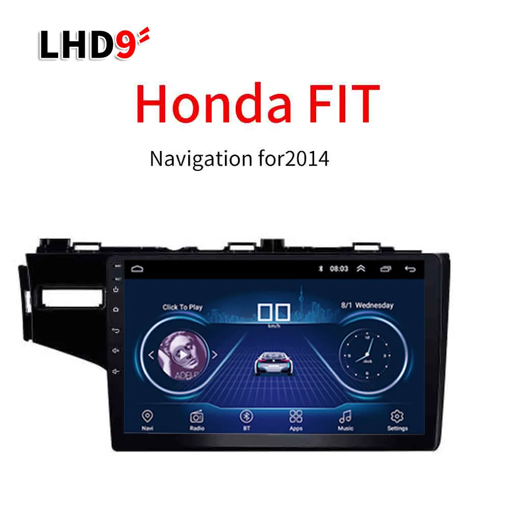 Lionet gps навигация для автомобиля Honda FIT 9 дюймов LH1013Y - Размер экрана, дюймов: WIFI 1G16G