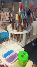 Soporte portátil para pincel de pintura, suministros de pintura para escritorio de estudiante, organizador, 49 agujeros, nuevo