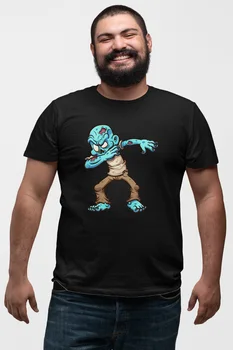 

Angemiel Wear Dab Makes Zombie Black Men 'S Cotton Big Size T-Shirt