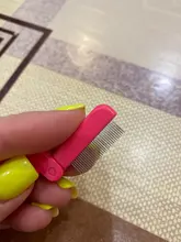 1PC cepillo de pestañas plegable rizador de belleza maquillaje para pestañas separador de Metal cepillo de pestañas peine belleza maquillaje cosmético herramienta portátil