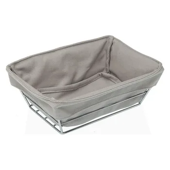 

Breadbasket Metal Textile Grey
