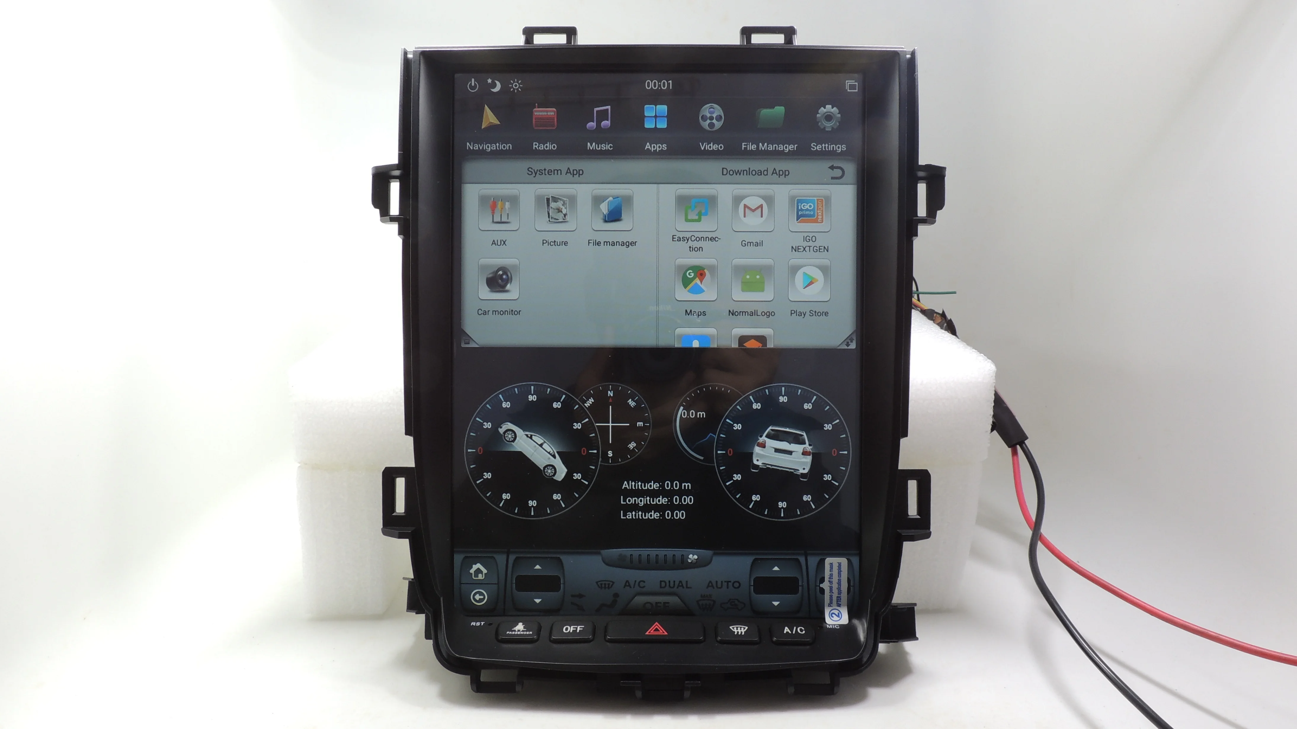 "YOKOTRON" 12," Telsa стиль Android 8,0 автомобильный проигрыватель для Toyota Vellfire Alphard 20 серия 2011-+ gps