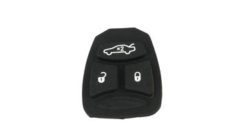 

3 buttons replacement remote key Shell rubber pad for Jeep Dodge Chrysler