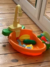 Pool Fountains Bath-Tub Birds Toy Sink Pet-Parrots Play Kitchen House Multipur with Faucet