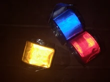 Pulsera reflectante slap de 38cm, banda de PVC para correr, bicicleta, conducción, carretera, pantalones de seguridad, cinta para pierna