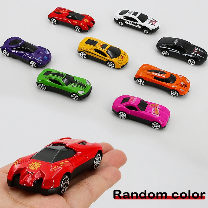 4/8/12Pcs Sliding Toy Cars Simulation Racing Car Children Educational Mini Alloy Vehicle Model Gift for Kids | Игрушки и хобби