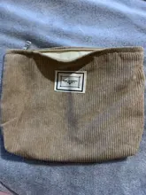 Bolsa de cosméticos de pana, bolso de lavado de Color sólido coreano, bolso de tela, embrague de viaje, organizador de almacenamiento de maquillaje, funda de belleza para chica