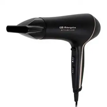 

HAIR DRYER ORBEGOZO SE 2065 - 2000W - 3 LEVELS TEMPERATURE-2 SPEEDS-HUB + DIFFUSER-CORD 1.6M