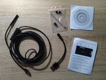 Mini cámara USB endoscópica de 5,5mm, Flexible, IP67, impermeable, Micro boroscopio de inspección USB, cámara para Android 6 LED ajustable