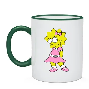 

Mug two-color Lisa cutie