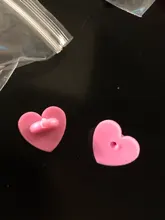 50pcs de goma / metal Pin Backs corazón broche de hebilla botón broches collar de bricolaje hebilla accesorios para la mujer que hace resultados joyería