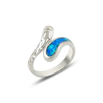 

Silver 925 Sterling Opal Stone Ring
