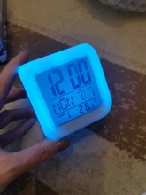 Reloj despertador de estrella de dibujos animados para chico, despertador Digital con luz LED, juguetes para chico, Mesa de Color variable, wekker