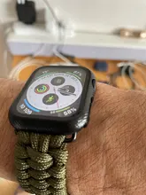 Cristal + cubierta para carcasa de reloj Apple iWatch, parachoques de fibra de carbono + Protector de pantalla Apple watch series 5 4 3 44mm 40MM 38mm 42MM