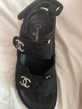 Sandalias de plataforma de cuero genuino para mujer, zapatos de diseñador de lujo a la moda, Sandalias planas, tacones gruesos, tendencia