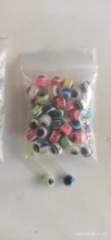 50 unids/lote ojo de pez pesca perlas 6mm 8mm mixto Color luminoso Carolina DEL plataformas impuestos plataformas pesca cuentas DIY Kit de Bass pesca