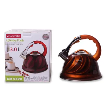 

Kettle 3L Stainless Steel with whistle Kamille, kml-0690n