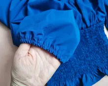 Short Blouses Womens Tops Long-Sleeve Vintage Square-Collar Casual Simple New Bow Solid