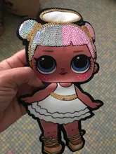 LOL surprise-pegatinas de ropa de muñecas para niñas, parche decorativo bordado para fiesta de cumpleaños