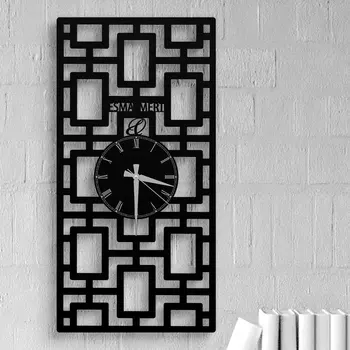 

Personalized Is Clocks Wood Wall Board-A1