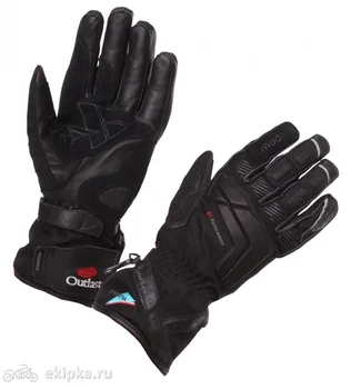 

Modeka leather gloves men Boomerang, black (12 (XXL))